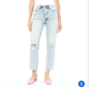 Pistola Denim sz 28 Charlie. Very distressed. 100% cotton.
